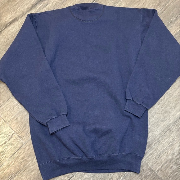 Vintage HVYWT Michigan Wolverines Sweatshirt Size M Made In USA Crew Neck Mascot - Picture 6 of 6